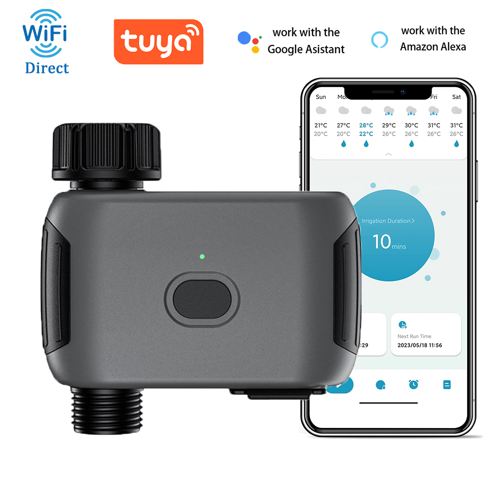 Smart Garden Products - ตัวตั้งเวลาสปริงเกลอร์อัตโนมัติ Insoma Wifi ระบบชลประทานอัตโนมัติ ควบคุมระยะไกล ตัวตั้งเวลาให้น้ำอัจฉริยะสำหรับสวน