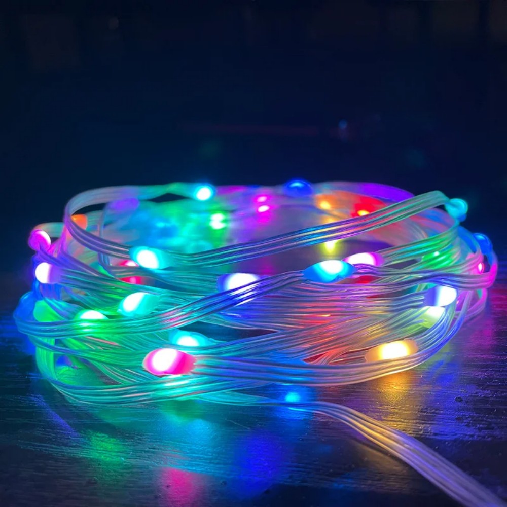 ไฟสาย RGBIC อัจฉริยะ ใช้พลังงา - Smart Garden Festoon Lights บทวิจารณ์และราคา
