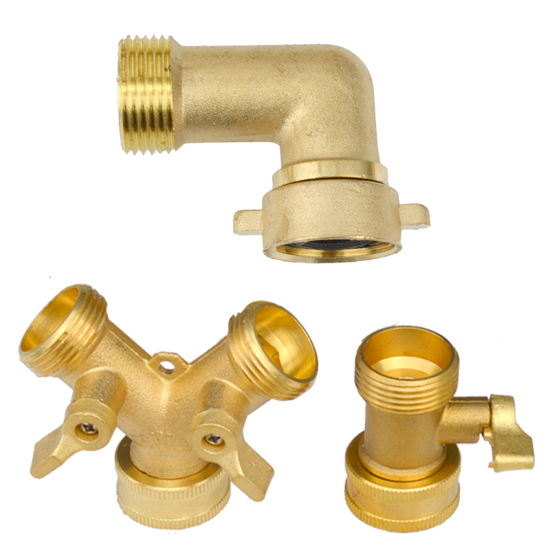 Heavy Duty ทองเหลือง 1-2-4 way - Smart Garden Hose Valve บทวิจารณ์และราคา