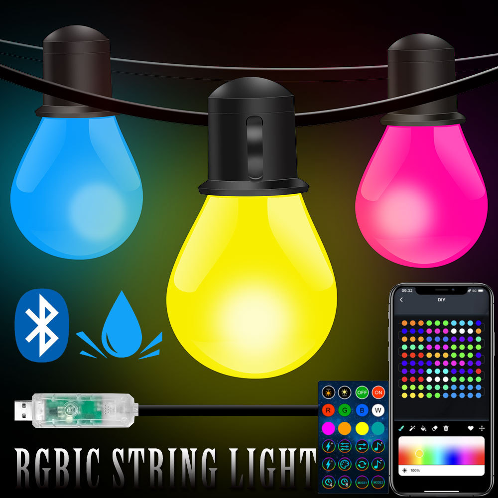 หลอดไฟ LED แบบสาย G40 พร้อม Sm - Smart Garden Festoon Lights บทวิจารณ์และราคา