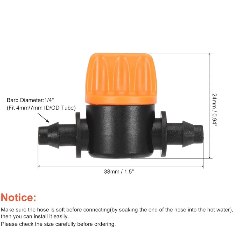 1 ชิ้น 20 ชิ้น ข้อต่อวาล์วสายย - Smart Garden Hose Valve บทวิจารณ์และราคา
