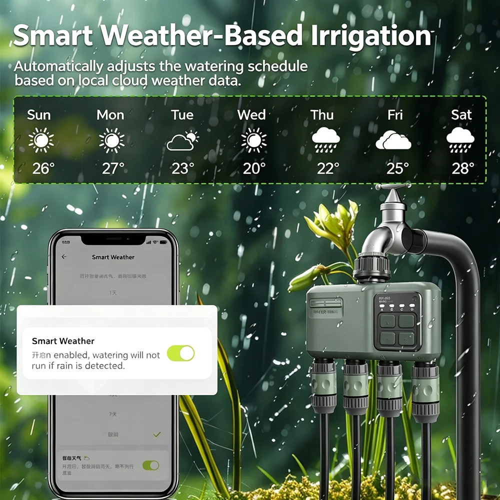 ตัวตั้งเวลาควบคุมการรดน้ำอัตโน - Smart Garden Products บทวิจารณ์และราคา